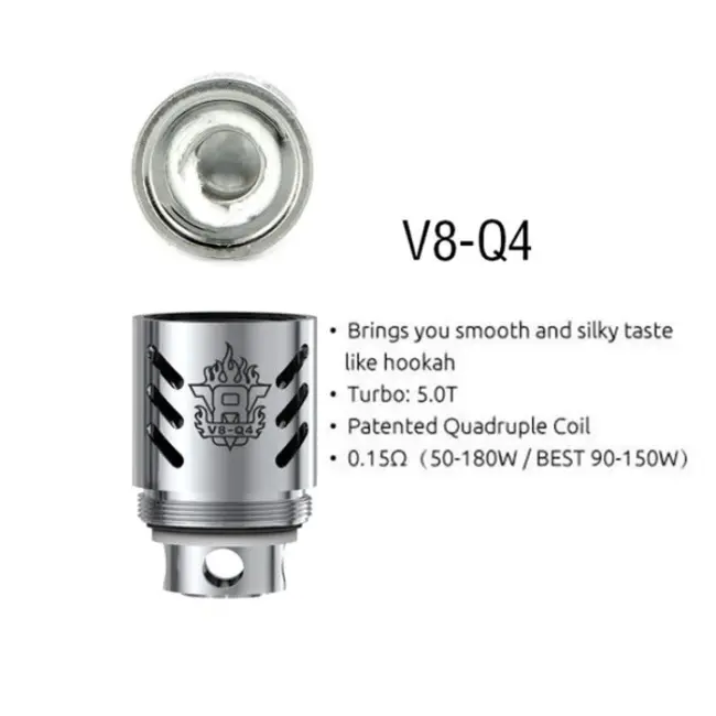 SMOK SMOK V8 REPLACMENT COIL Q4-0.15 OHM(90-150W) single