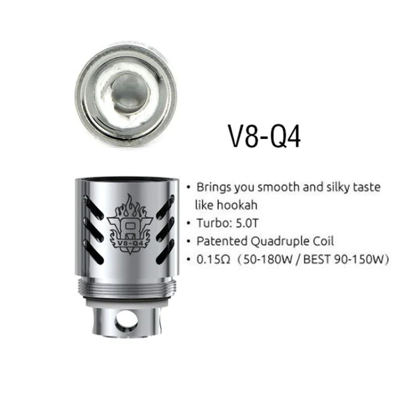 SMOK V8 REPLACMENT COIL Q4-0.15 OHM(90-150W) single 11