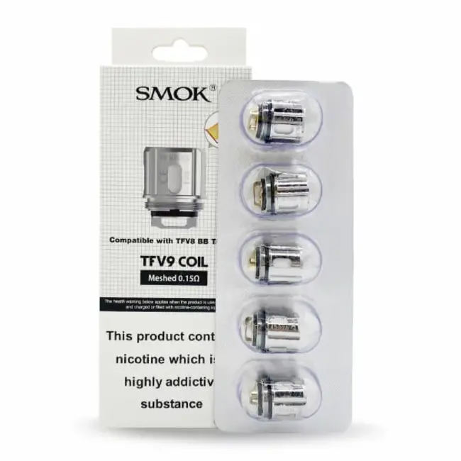 SMOK SMOK  TFV9 COIL MESH 0.15 OHM(5 PACK)