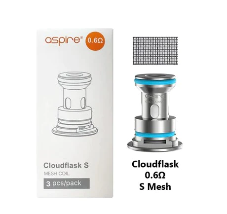 ASPIRE CLOUDFLASK MESH COIL 0.25 OHM (3PACK) 11
