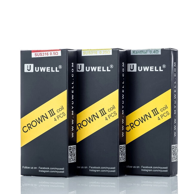 UWELL UWELL CROWN 3 REPLACEMENT COIL(4 PCS)