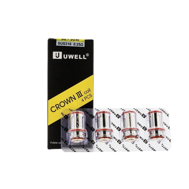 UWELL UWELL CROWN 3 REPLACEMENT COIL(4 PCS)