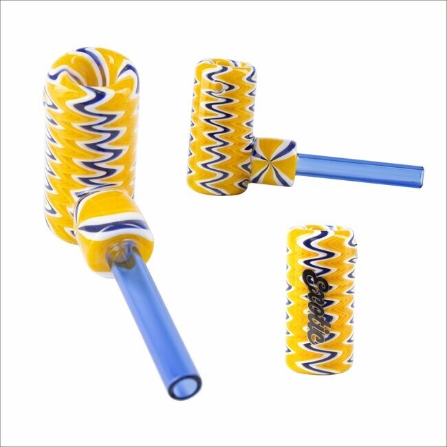 EXOTIC 5'' CORN COB  HAND GLASS PIPE