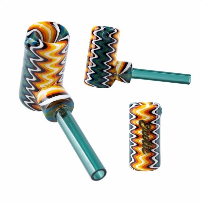 EXOTIC 5'' CORN COB  HAND GLASS PIPE