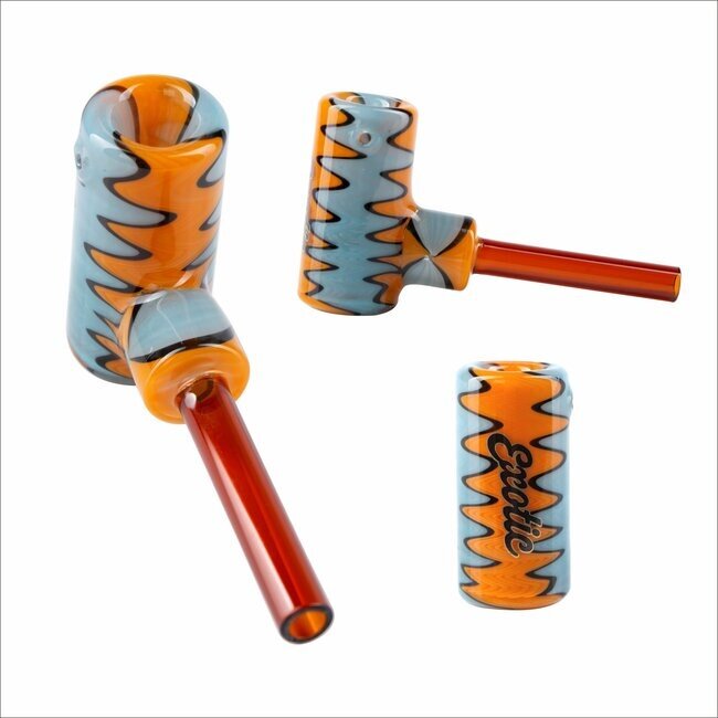 EXOTIC 5'' CORN COB  HAND GLASS PIPE