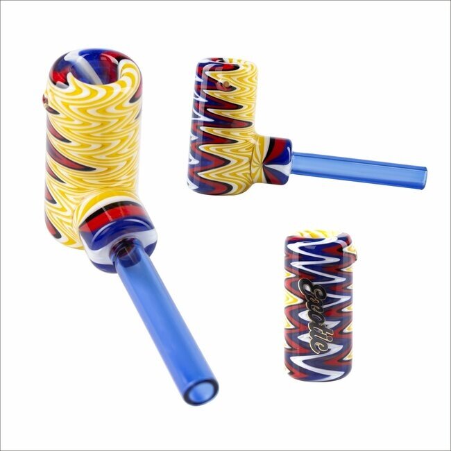EXOTIC 5'' CORN COB  HAND GLASS PIPE