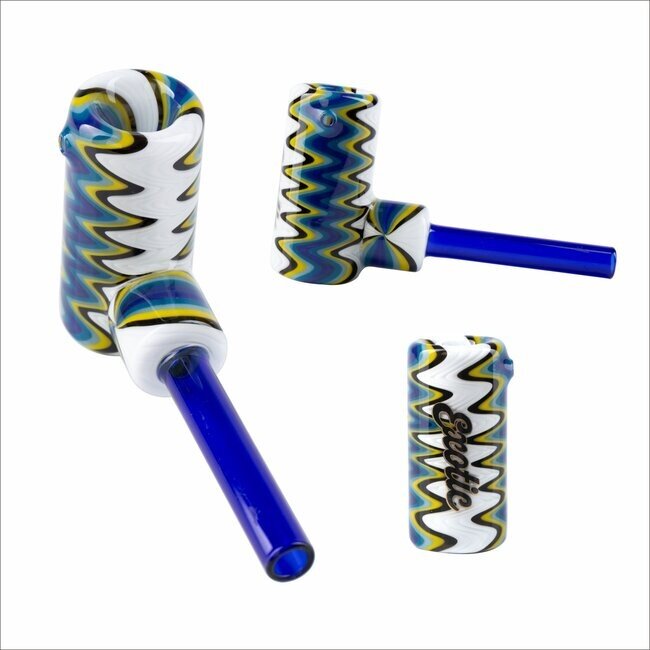 EXOTIC 5'' CORN COB  HAND GLASS PIPE