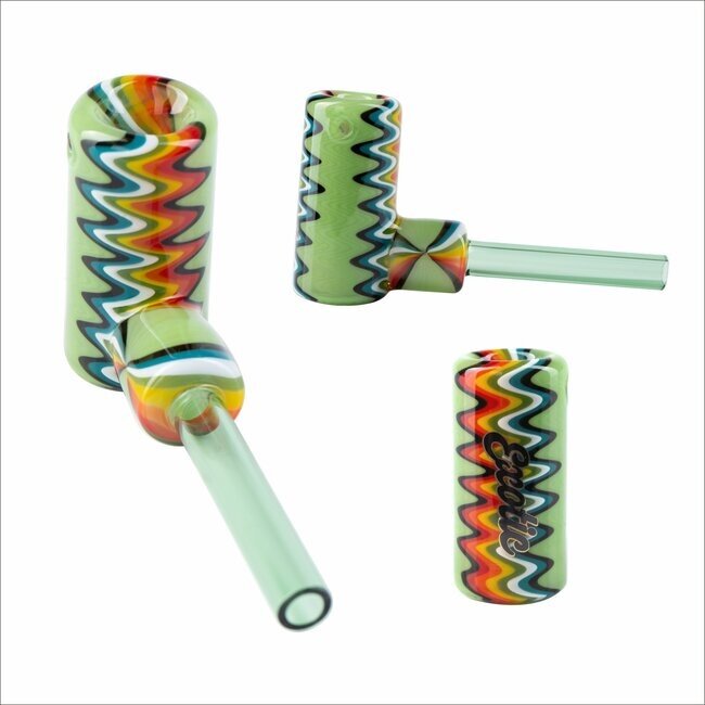 EXOTIC 5'' CORN COB  HAND GLASS PIPE