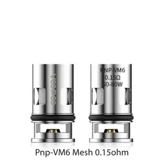 VOOPOO VOOPOO PNP REPLACEMENT COIL(5 OF PACK ) VM6-O.15 OHM single