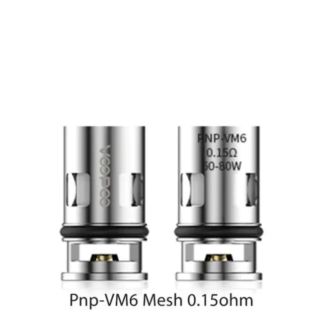 VOOPOO VOOPOO PNP REPLACEMENT COIL(5 OF PACK ) VM6-O.15 OHM single