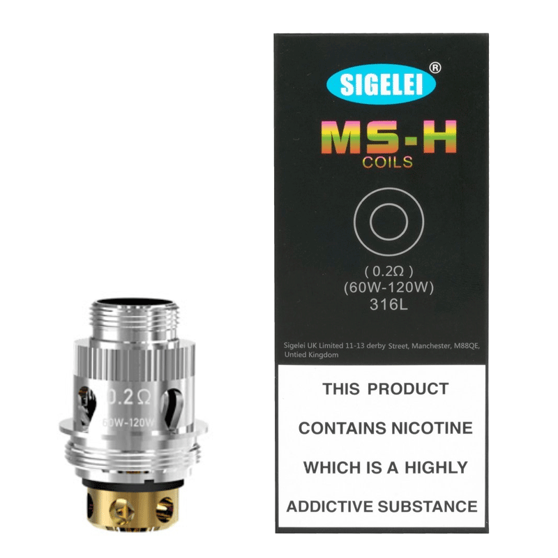 SIGELEI M.S REPLACEMENT COIL 0.2 OHM(60-120W) single Order Now!