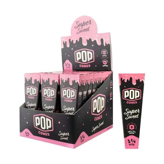 POP POP PRE-ROLLED CONE  1-1/4(3 PACK)