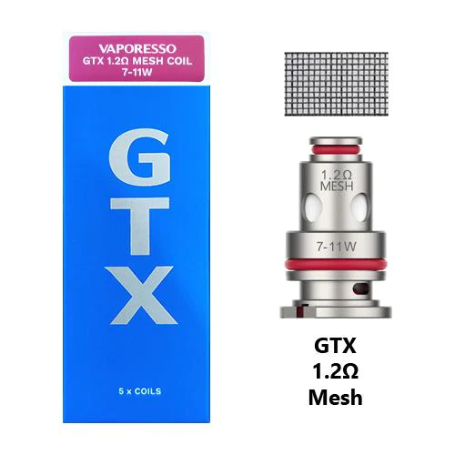 VAPORESSO GTX 1.2 OHM REPLACEMENT MESH COIL 7-11W 11