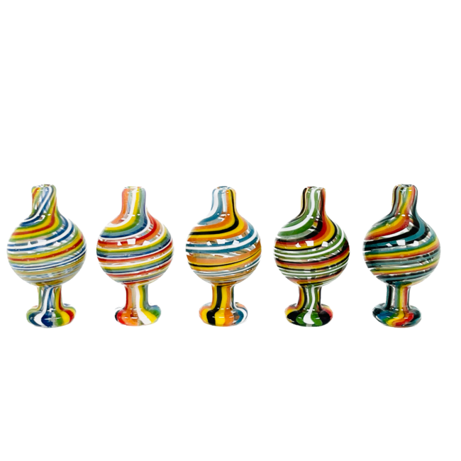 SPIRAL GLASS BUBBLE CAP