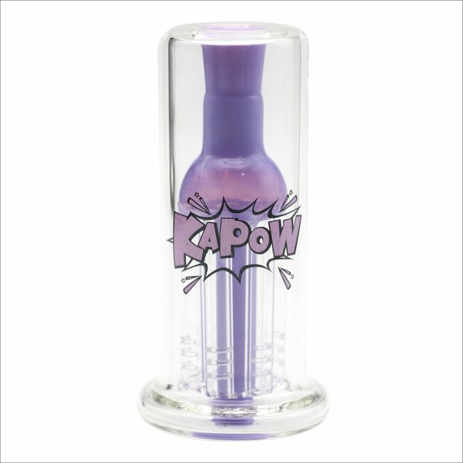 KAPOW 14MM 45 DEGREE 6 ARM TREE PERCOLATOR  ASH CATCHER CE116