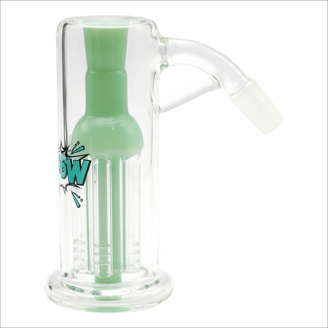 KAPOW 14MM 45 DEGREE 6 ARM TREE PERCOLATOR  ASH CATCHER CE116