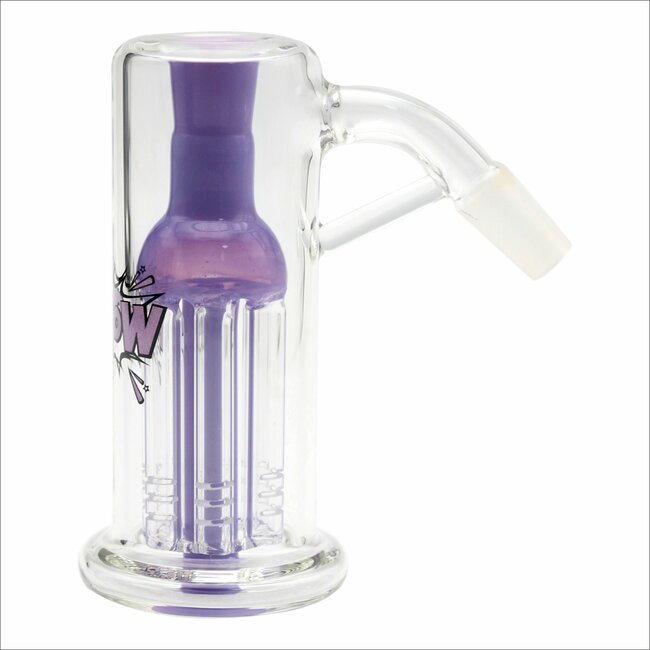 KAPOW 14MM 45 DEGREE 6 ARM TREE PERCOLATOR  ASH CATCHER CE116