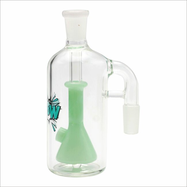 KAPOW 14MM  BEAKER PERC 90DEGREE ASH CATCHER CE119