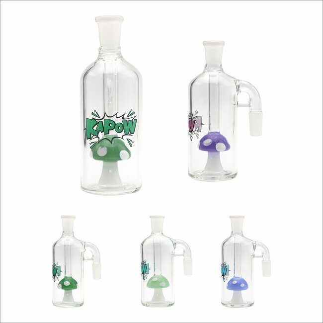 KAPOW 14MM MUSHROOM 90 DEGREE ASH CATCHER CE121