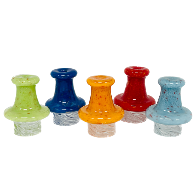 CRYSTAL GLASS IMPRESSIONIST GLASS MATRIX  38MM CARB CAP CB-39