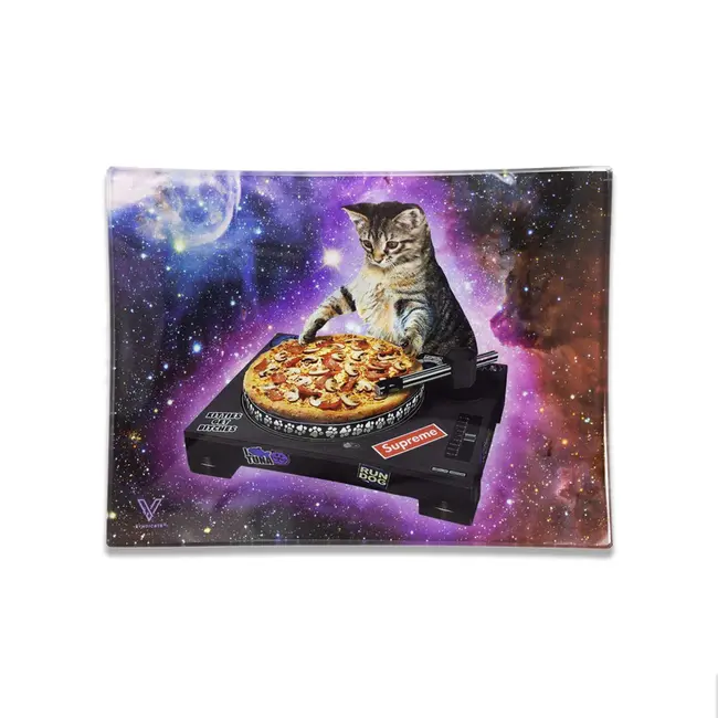 V SYNDICATE V SYNDICAT SMALL GLASS TRAY 6.5INCH X 5INCH