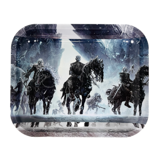 SMOKE GAME OF THRONES STEEL LARGE ROLLING TRAY