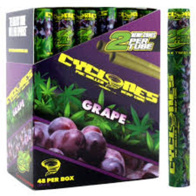 CYCLONES CYCLONES HEMP WRAPS(2 CONES)
