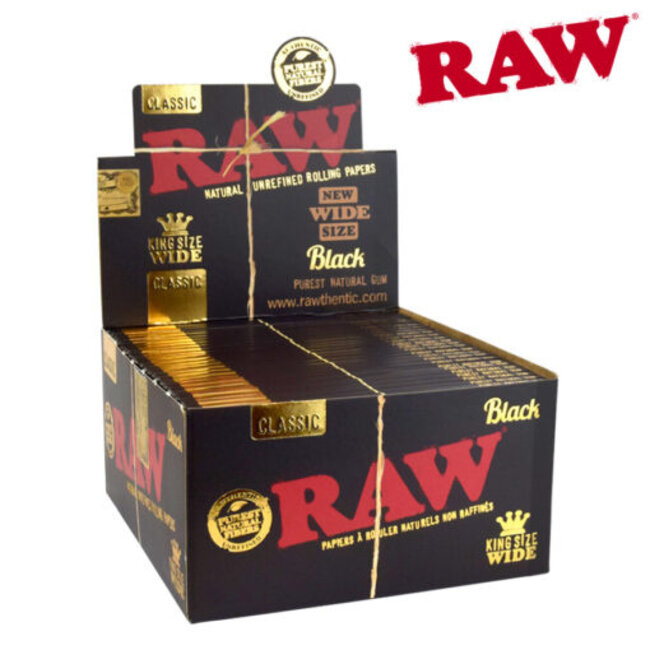 RAW RAW CLASSIC BLACK ROLLING PAPER