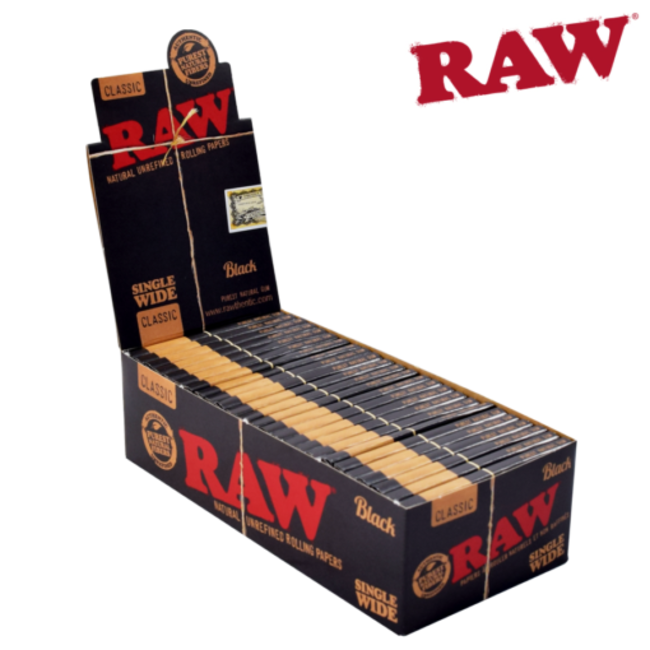 RAW RAW CLASSIC BLACK ROLLING PAPER