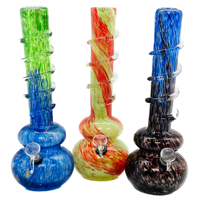 SOFT GLASS 12'' VINTAGE WATER BONG MA-1206