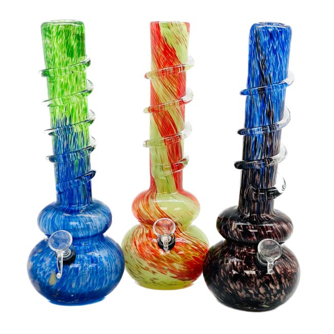 SOFT GLASS 12'' VINTAGE WATER BONG MA-1206