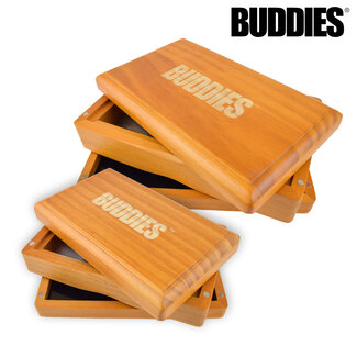 BUDDIES BUDDIES­­ SIFTER BOX – STAINED HARDWOOD