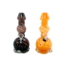 SOFT GLASS 8'' MINI ROUND BASE WATER BONG MA-0804