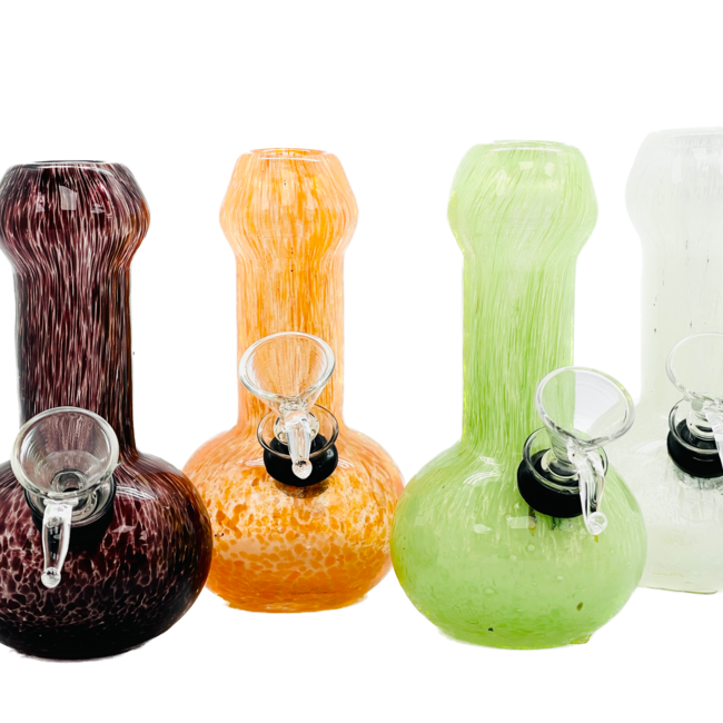 SOFT GLASS 5'' ROUND BASE WATER BONG MA-0501