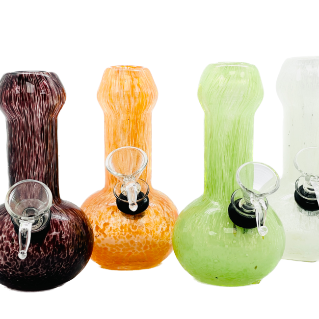 SOFT GLASS ROUND BASE WATER BONG MA-0501