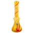 SOFT GLASS 13'' PINCHED BASE WITH NCEK  WATER BONG MA-1407