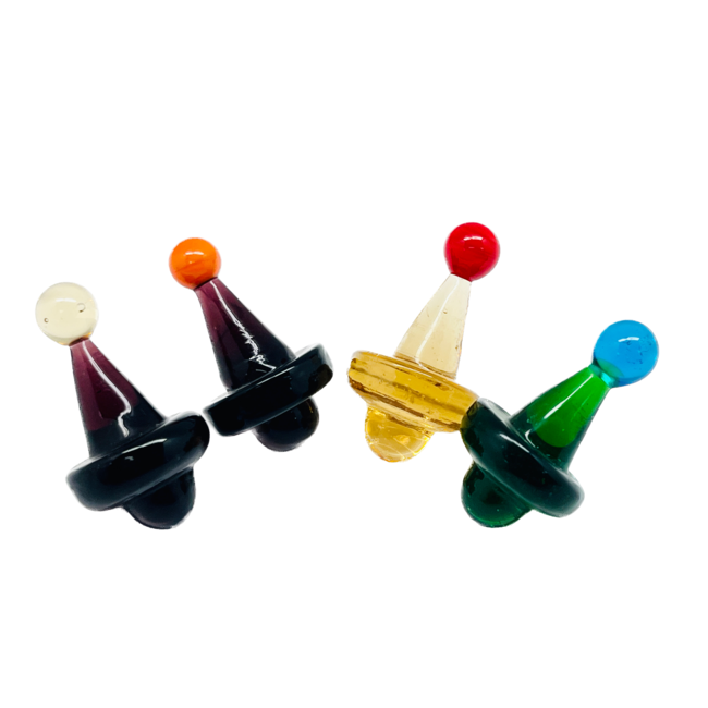 CRYSTAL GLASS NIPPLE CARB CAP CB-32 45MM