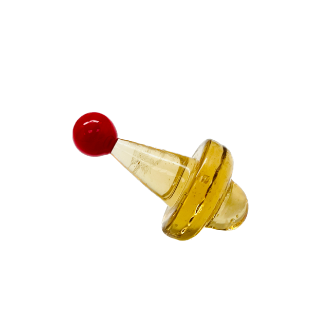 CRYSTAL GLASS NIPPLE CARB CAP CB-32 45MM