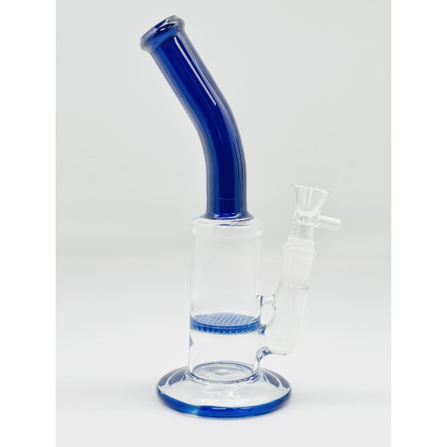 9.5'' BENT NECK WITH HONEYCOMB GLASS BONG