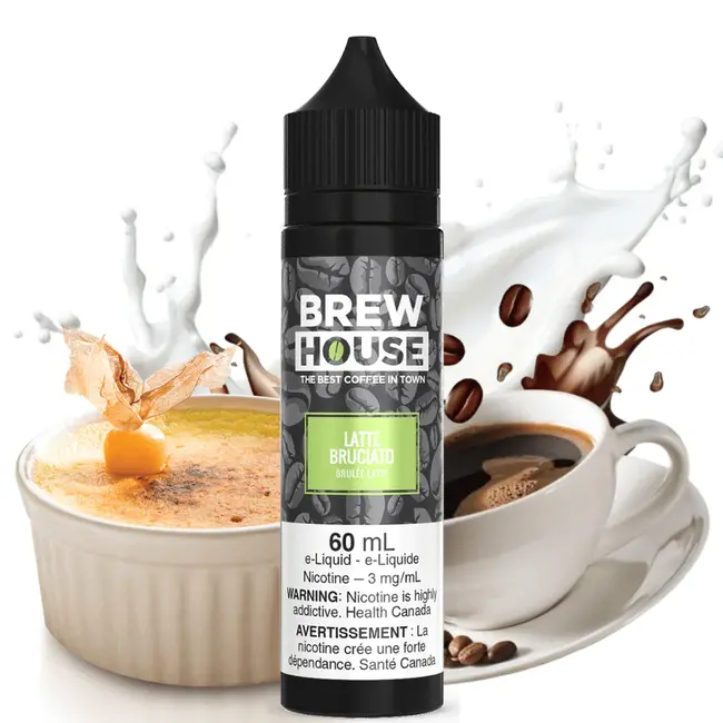 BREW HOUSE BREW  HOUSE E-LIQUID FREEBASE