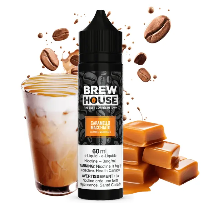 BREW HOUSE BREW  HOUSE FREE BASE E-LIQUID
