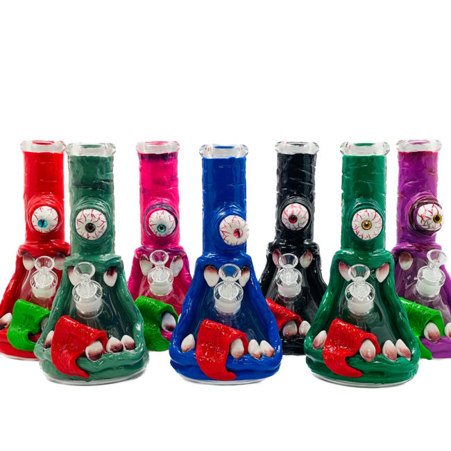 KAPOW 12''  RESIN 3D ARTWORK BEAKER BONG-D30007