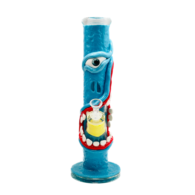 KAPOW 14'' RESIN 3D ARTWORK STRAIGHT WATER BONG-D30003