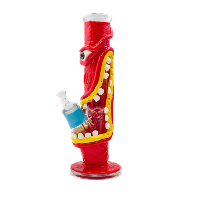 KAPOW 14'' RESIN 3D ARTWORK STRAIGHT WATER BONG-D30003