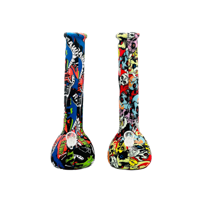 KAPOW KAPOW SILICONE BEAKER BONG-S405-1