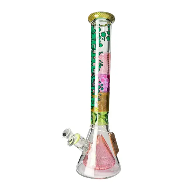 CHEECH GLASS 17'' MULTI COLOUR BEAKER IN BEAKER CHE-244