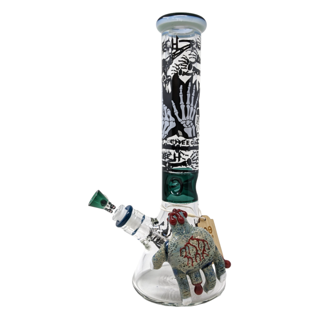 CHEECH GLASS 14'' BEAKER WITH HAND CHE-219