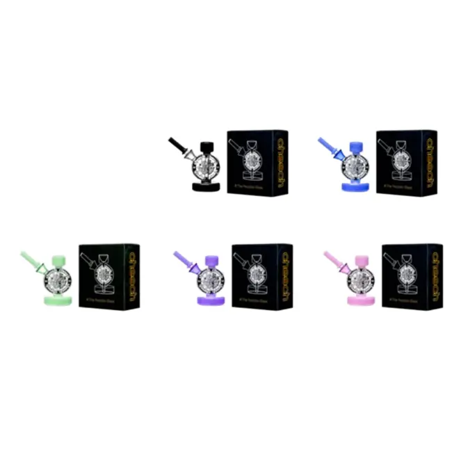 CHEECH GLASS 5.5'' CLOCK BUBBLER CH-181