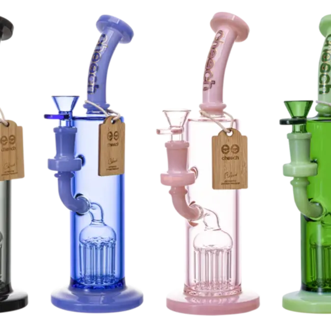 CHEECH GLASS 10'' TREE PERC TUBE BONG