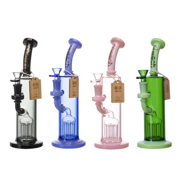 CHEECH GLASS 10'' TREE PERC TUBE BONG